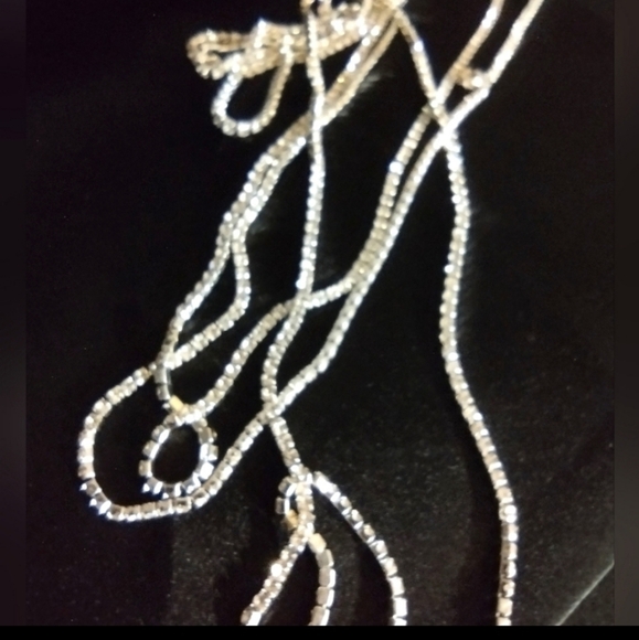 72" Rhinestone Infinity Necklace NWOT - Picture 3 of 4